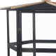 Vogelvoliere aus thermobehandeltem FSC-Holz Durchm. 150cm x H.164cm - Shelty Pet