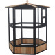 Vogelvoliere aus thermobehandeltem FSC-Holz Durchm. 150cm x H.164cm - Shelty Pet
