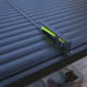 Pavillon mit Lamellendach aus Aluminium freistehend + motorisiert in Graphitschwarz 3x3m - mit Fernbedienung - X-METAL