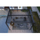 Pavillon mit Lamellendach aus Aluminium freistehend + motorisiert in Graphitschwarz 4x3m - mit Fernbedienung - X-METAL