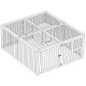 Schildkrötengehege aus thermobehandeltem FSC-Holz 120x110x50cm + Unterstand - Shelty Pet
