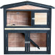 Outdoor Kleintierstall aus thermobehandeltem FSC-Holz 101x55x100cm - Shelty Pet