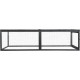 Kleintierstall mit Gitterstruktur aus thermobehandeltem FSC-Holz 180x90x48cm - Shelty Pet