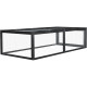 Kleintierstall mit Gitterstruktur aus thermobehandeltem FSC-Holz 180x90x48cm - Shelty Pet