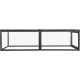 Kleintierstall mit Gitterstruktur aus thermobehandeltem FSC-Holz 180x90x48cm - Shelty Pet