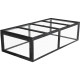 Kleintierstall mit Gitterstruktur aus thermobehandeltem FSC-Holz 180x90x48cm - Shelty Pet