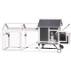 Hühnerstall aus thermobehandeltem FSC-Holz 224x81x107cm mit PVC-Dach für 4 bis 6 Hühner - Shelty Pet