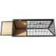 Kleintierstall aus wärmebehandeltem FSC-Holz mit Freilaufgehege 116x53x92cm - Dreieck - Shelty Pet