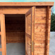 Gartenhaus mit Pultdach 9m² PENTY BIS - 40mm Holzbohlen vorbehandelt - Gardy Shelter