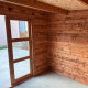 Gartenhaus mit Pultdach 9m² PENTY BIS - 40mm Holzbohlen vorbehandelt - Gardy Shelter