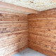 Gartenhaus mit Pultdach 9m² PENTY BIS - 40mm Holzbohlen vorbehandelt - Gardy Shelter