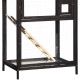 Außen- oder Innenvoliere aus thermobehandeltem FSC-Holz 89x65x176cm - Shelty Pet