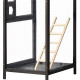 Außen- oder Innenvoliere aus thermobehandeltem FSC-Holz 89x65x176cm - Shelty Pet
