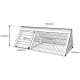 Kleintierstall aus wärmebehandeltem FSC-Holz mit Freilaufgehege 116x53x92cm - Dreieck - Shelty Pet