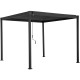 Pavillon mit Lamellendach STEEL aus verzinktem Stahl freistehend in Anthrazit 3x3m - X-METAL