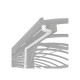 Regenfallrohre weiß für Wohnmobil-Carports – 2er-Set – X-METAL