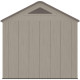 Gartenhaus Sunlife aus HDPE 6,15m² cremefarben und braun + Fußboden - JOBU