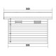 Gartenhaus aus WPC 28mm dunkelgrau und anthrazit 302x302cm PREMIUM mit Pultdach - Woodlife Garden