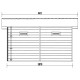 Gartenhaus aus WPC 28mm in Dunkelgrau und Anthrazit 14,90m² PREMIUM mit Pultdach - Woodlife Garden