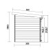 Gartenhaus aus WPC 28mm in Dunkelgrau und Anthrazit 4,41m² PREMIUM mit Pultdach - Woodlife Garden