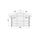 Gartenhaus aus WPC 28mm dunkelgrau und anthrazit 10,71m² PREMIUM - Woodlife Garden