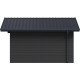 Gartenhaus aus WPC 28mm dunkelgrau und anthrazit 14,75m² PREMIUM - Woodlife Garden