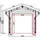 Gartenhaus + Terrasse aus WPC 28mm in Dunkelgrau und Anthrazit 15m² PREMIUM - Woodlife Garden