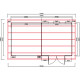 Gartenhaus + Terrasse aus WPC 28mm in Dunkelgrau und Anthrazit 15m² PREMIUM - Woodlife Garden