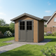 Gartenhaus aus WPC 28mm, braun, 234x204cm PREMIUM - Woodlife Garden