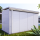 Regenrinnenset für isoliertes modulares Gartenhaus 5x3m oder 6x3m, weiß – Everbox
