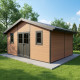Gartenhaus aus WPC 28mm Holzoptik 498x386cm PREMIUM - Woodlife Garden