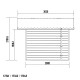 Gartenhaus aus WPC 28mm, hellgrau, 279x279cm PREMIUM - Woodlife Garden
