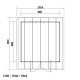 Gartenhaus aus WPC 28mm, Holzoptik braun, 279x279cm PREMIUM - Woodlife Garden