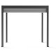 Pavillon mit motorisiertem, einziehbarem Tuch aus Aluminium in Graphitschwarz, freistehend 3x3m - X-METAL