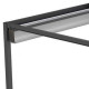 Pavillon mit motorisiertem, einziehbarem Tuch aus Aluminium in Graphitschwarz, freistehend 3x3m - X-METAL