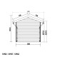 Gartenhaus aus WPC mit Terrasse 28mm hellgrau 15m² PREMIUM - Woodlife Garden