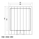 Gartenhaus aus WPC 28mm, anthrazit, 384x384cm PREMIUM - Woodlife Garden
