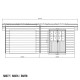Gartenhaus mit Terrasse und Pultdach aus 28mm WPC in Holzoptik 16,8m² PREMIUM - Woodlife Garden