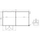 Gartenhaus aus WPC mit Pultdach und Aluminiumgestell dunkelgrau 7,8m² + 7,8m² Terrasse - Woodlife Garden