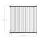Pavillon mit Lamellendach STEEL aus verzinktem Stahl freistehend in Anthrazit 3x3m - X-METAL