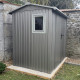Gartenhaus Roka 4,08m² aus verzinktem Stahl + Verankerungskit - X-Metal