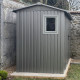 Gartenhaus Roka 4,08m² aus verzinktem Stahl + Verankerungskit - X-Metal