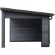 Gartenhaus aus WPC mit Pultdach und Aluminiumgestell dunkelgrau 7,8m² + 7,8m² Terrasse - Woodlife Garden