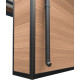 Gartenhaus aus WPC mit Pultdach und Aluminiumgestell Altholzoptik 7,8m² + 7,8m² Terrasse - Woodlife Garden