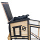 Kaninchenstall aus FSC-zertifiziertem, thermobehandeltem Holz mit warmer Innenverkleidung 153x64,5x103,5cm - Shelty Pet
