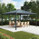 Pavillon Palermo 4300 aus Aluminium und Polycarbonat 429x429cm - CANOPIA by Palram
