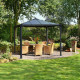 Pergola aus Aluminium und Polycarbonat 295x295cm Palermo™ 3000 - Canopia