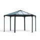 Pavillon Monaco aus Aluminium und Polycarbonat 450x390cm - CANOPIA by Palram