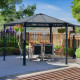 Pavillon Monaco aus Aluminium und Polycarbonat 450x390cm - CANOPIA by Palram