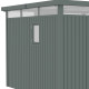Gartenhaus Kosto 8,64m² salbeigrün aus verzinktem Stahl + Verankerungskit - X-Metal